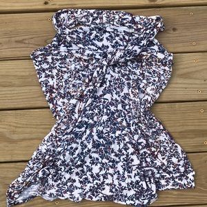 See by Chloe sleeveless boho floral blouse EUC